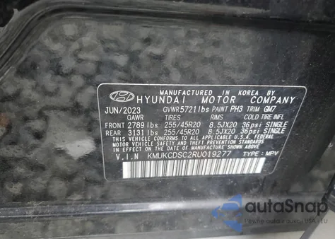 2024 Genesis Gv60 Advanced z USA, uszkodzony, nr VIN KMUKCDSC2RU019277